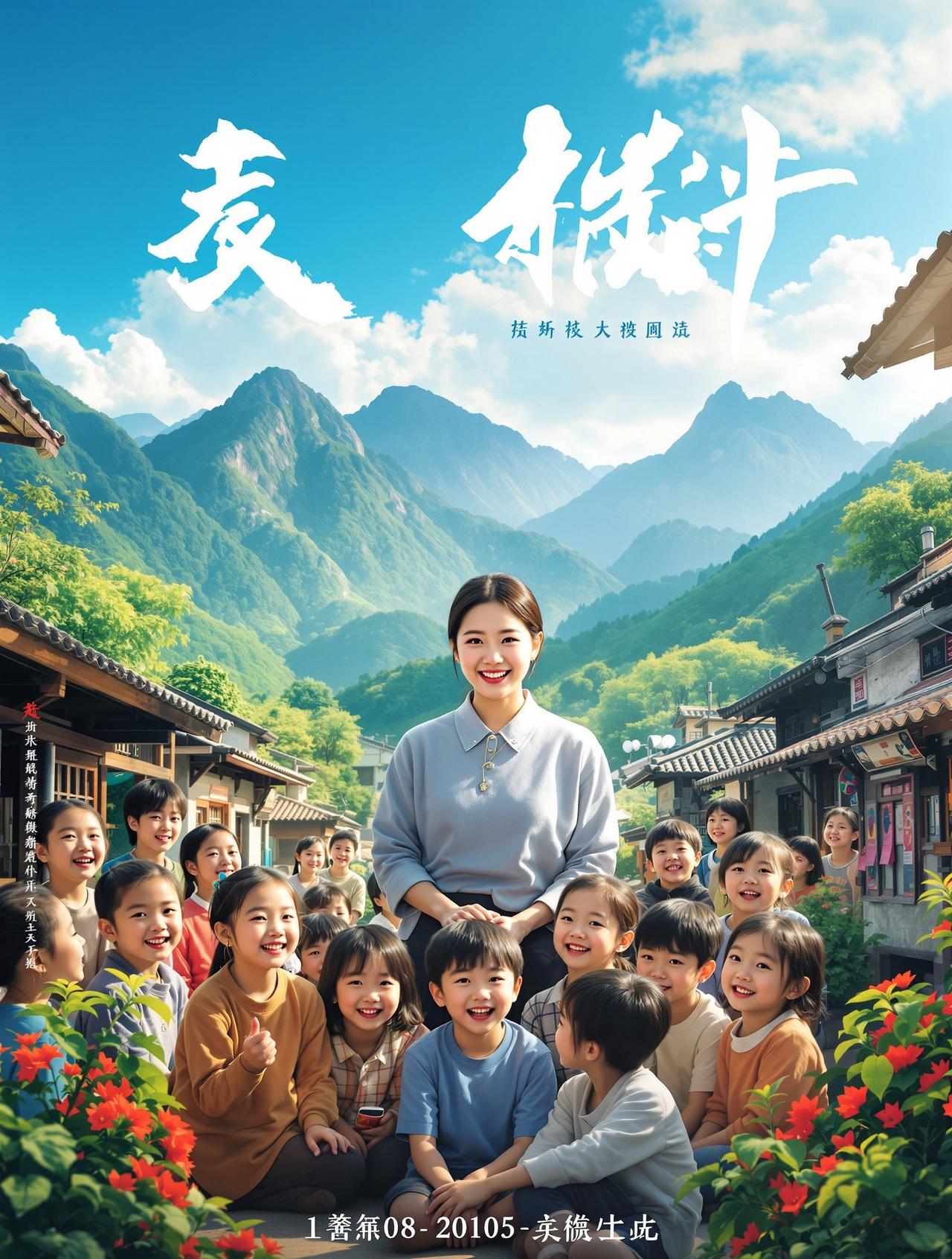 秋霞影视作品《山村教师》官方海报